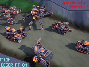 卡通坦克 机器人 lowpoly 武器 军事自动化机器人 战争机器 游戏坦克 机甲 激光 警戒