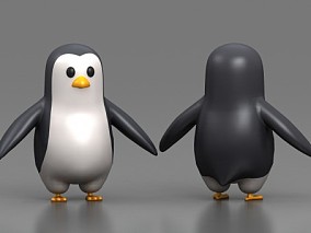 卡通小企鹅 卡通可爱企鹅 动物角色 动画模型 拟人企鹅 Q版企鹅 卡通动物 Penguin