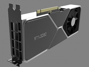 RTX3080显卡3D模型