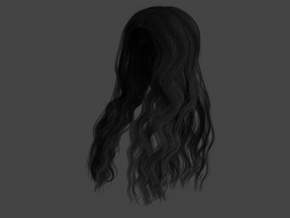 女人头发长发大波浪卷发女性发型