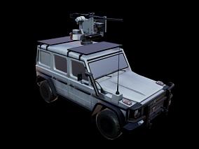 3D模型  3D武器 jeep 吉普车