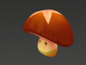 可爱蘑菇 蘑菇 动画 3d模型