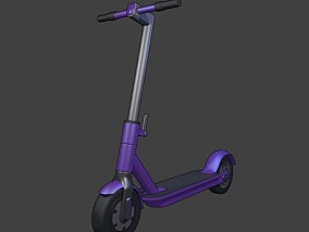 卡通玩具 儿童玩具 电动车 电瓶车 滑板车 代步车 电动滑板车 3d模型