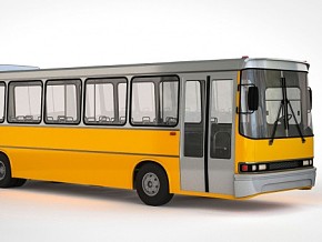 公交车 巴士 长途汽车 加长公交车现代公交车