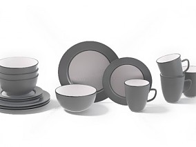 盘子 碗 杯子 水杯 金属碗 盆 餐具器皿 陶瓷碗 瓷器 陶器