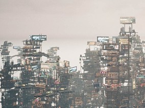 ue4 未来废墟城市 未来都市 超级玩家贫民窟 虚幻4