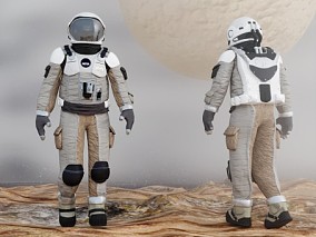 宇航员 宇航服 3d模型