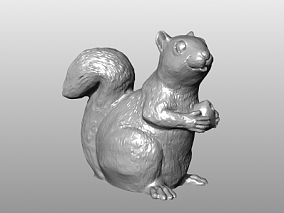 松鼠模型可3D打印