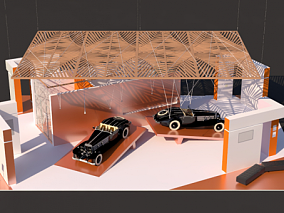 车展设计3Dmax源文件图片