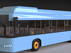 现代公交车模型设计