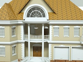 别墅模型建模