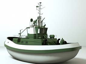 绿色小船建模