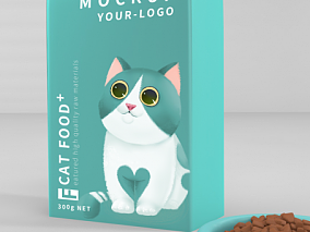 猫粮包装模型