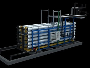 污水处理厂 污水处理设备 环保设备 多介质过滤器（动画）