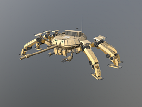 蜘蛛机甲 科幻蜘蛛 仿生坦克 机械装甲 机械蜘蛛 探索机甲 战斗机甲 未来科技 机器人 外星机械怪