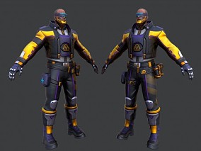PBR 次世代 赛博朋克 战士  Scifi   写实 科幻 星际战士