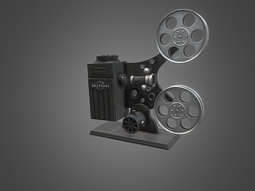 电影放映机 影视文化元素 电影胶片机 影像设备 投影机 复古放映机 胶片放映机