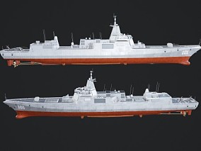 055型驱逐舰  055型驱逐舰 PBR 中国海军 055大驱 南昌舰 101舰 拉萨舰 大连舰