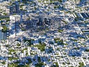 科技城市 未来城市 未来建筑 未来科技 数字城市 科幻城市 科幻 未来鸟瞰 科幻未来城市