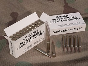 Nato M193 纸盒装 步枪 武器 子弹 5.56mm三维模型