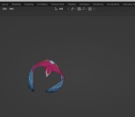 鹦鹉 飞翔 动画 3D模型