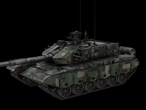99A式主战坦克 ZTZ-99A 中国坦克 军用装备 现代化军队 影视道具 PBR次时代