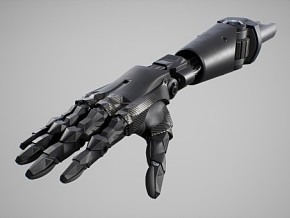 机械臂 UE5  科幻未来机器手臂 碳纤维 轻量化 人工智能 机器人手臂 赛博朋克