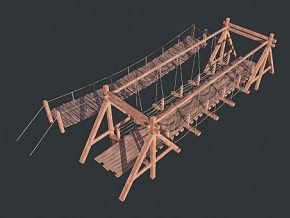 PBR 次世代 木桥 吊桥 简易桥梁 木制结构