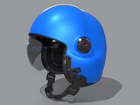 飞行头盔 PBR材质 飞行员头盔 空军帽 空军头盔 飞行帽 战斗机头盔 钢盔 安全帽