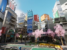 UE5 未来都市 日本城市 科幻东京 赛博朋克
