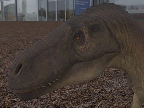 侏罗纪白垩纪史前恐龙特异龙肉食爬行动物
