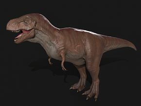 霸王龙 恐龙 巨型恐龙 侏罗纪 动物 白垩纪 远古生物 PBR材质 次世代 暴龙 食肉恐龙
