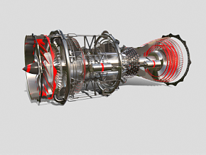 喷气发动机 涡轮风扇发动机 飞机引擎切面 发动机结构 涡轮发动机 航空发动机 飞机引擎 产品结构