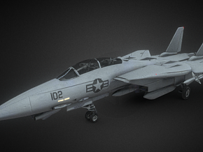 F14 战斗机 战机 轰炸机 飞机 3D模型 军事飞机