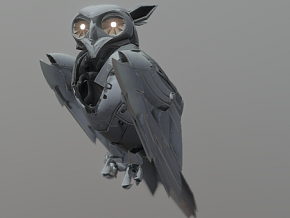 机械动物 机械猫头鹰 机器鸟