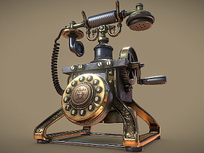 电话 通讯 民国 古董 古董电话 复古 电子产品