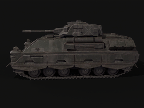 科幻坦克 装甲车 火炮车 概念坦克车 坦克 PBR材质 次世代 游戏素材 军事车辆