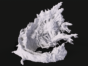 哥斯拉 雕塑 雕像 外星物种 外星生物 3D打印 怪兽 怪物 手办
