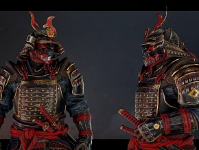 UE5 日本古代战士 铠甲武士 将领