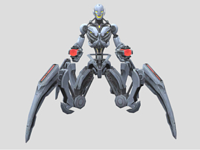 奥创哨兵 奇迹 人工智能 机器人 机甲战士 科幻人物 机械蜘蛛 科幻四腿机械人
