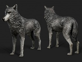 灰狼高模雕刻可打印