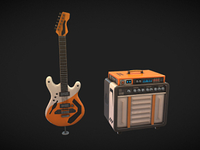 电吉他放大器 音乐 电子游戏 吉他 电子学 道具 乐器