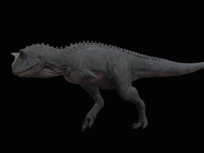 食肉牛龙 白垩纪 侏罗纪 恐龙 带绑定动画
