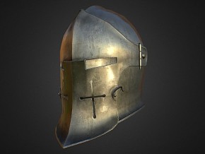 中世纪头盔 骑士头盔 金属头盔 欧式头盔
