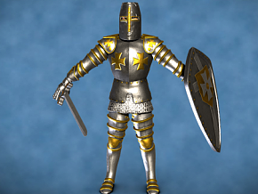 中世纪骑士 中世纪 次世代 PBR次世代 PBR 欧洲 战士 中世纪建筑 冷兵器 盔甲 写实 魔幻