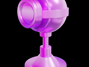 3D酸性电子设备紫色摄像头