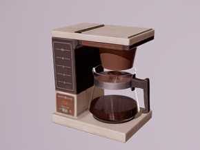 咖啡机 饮料机 咖啡研磨机 咖啡壶 咖啡调制 咖啡豆 咖啡厅 咖啡杯 咖啡 次世代 PBR 磨豆机