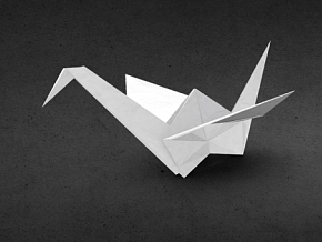 千纸鹤 纸鹤 折纸 叠纸 折纸纸鹤 祈愿纸鹤 中国风折纸 道具 纸艺 符咒