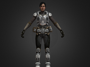 科幻女 科幻女战士 次世代 科幻女孩 未来战士 PBR 机甲 高科技 赛博朋克 战士