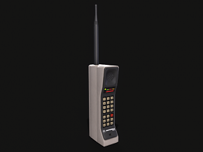 大哥大 手机 通讯设备 电话 通话设备 砖手机 PBR材质 次世代 电子电器